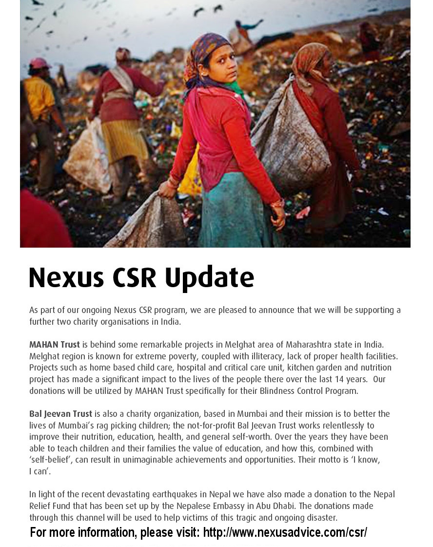 CSR Update May 2015